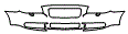 Upper Bumper and Bumper Kit pattern for the 2007 Volvo S80