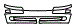 Bumper kit pattern for the 2004 Volvo V40