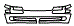 Bumper kit pattern for the 2004 Volvo V40