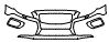 Bumper Kit pattern for the 2012 Volvo XC70