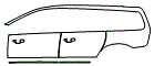 Door and Rear Fender Kit pattern for the 2016 Volvo XC70