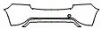 Rear Bumper Kit pattern for the 2014 Volvo S60