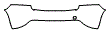 Rear Bumper Kit pattern for the 2018 Volvo S60 Cross Country