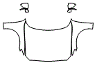 Full Hood, Full Fender and Mirror Kit pattern for the 2026 Volvo V60 Cross Country