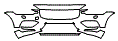 Bumper Kit pattern for the 2020 Volvo V60