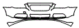 Bumper Kit pattern for the 2010 Volvo V70