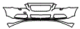 Bumper Kit pattern for the 2010 Volvo V70