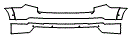 Rear Bumper Kit pattern for the 2017 Volvo XC90