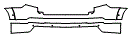 Rear Bumper Kit pattern for the 2017 Volvo XC90