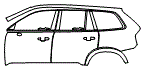 Door and Rear Fender Kit pattern for the 2026 Volvo XC90