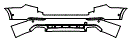 Rear Bumper Kit pattern for the 2017 Volvo XC90