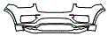 Bumper Kit pattern for the 2020 Volvo XC90