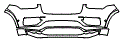 Bumper Kit pattern for the 2020 Volvo XC90
