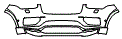 Bumper Kit pattern for the 2020 Volvo XC90