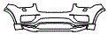 Bumper Kit pattern for the 2020 Volvo XC90