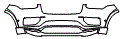 Bumper Kit pattern for the 2020 Volvo XC90