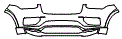 Bumper Kit pattern for the 2020 Volvo XC90