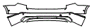 Rear Bumper Kit pattern for the 2026 Volvo XC90