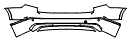 Rear Bumper Kit pattern for the 2026 Volvo XC90