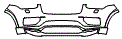 Bumper Kit pattern for the 2020 Volvo XC90