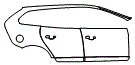 Rear Fender and Door Kit pattern for the 2015 Volvo XC60