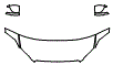 Hood, Fender and Mirror Kit pattern for the 2026 Volvo XC60