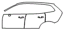 Door and Rear Fender Kit pattern for the 2026 Volvo XC60