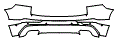 Rear Bumper Kit pattern for the 2018 Volvo XC60