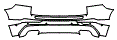 Rear Bumper Kit pattern for the 2018 Volvo XC60