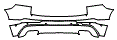 Rear Bumper Kit pattern for the 2018 Volvo XC60