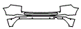Rear Bumper Kit pattern for the 2018 Volvo XC60