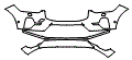 Bumper Kit pattern for the 2023 Volvo XC60