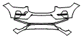 Bumper Kit pattern for the 2023 Volvo XC60