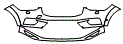 Bumper Kit pattern for the 2019 Volvo XC60 Recharge