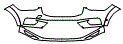 Bumper Kit pattern for the 2019 Volvo XC60 Recharge