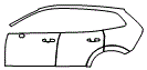 Door and Rear Fender Kit pattern for the 2026 Volvo XC60