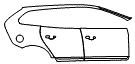 Rear Fender and Door Kit pattern for the 2015 Volvo XC60
