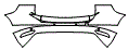 Rear Bumper Kit pattern for the 2015 Volvo XC60