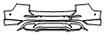 Rear Bumper Kit pattern for the 2020 Volvo V60