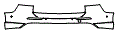 Rear Bumper Kit pattern for the 2024 Volvo V60