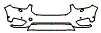 Bumper Kit pattern for the 2019 Volvo XC40