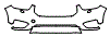Bumper Kit pattern for the 2019 Volvo XC40
