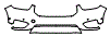 Bumper Kit pattern for the 2019 Volvo XC40