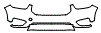 Bumper Kit pattern for the 2019 Volvo XC40