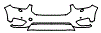 Bumper Kit pattern for the 2019 Volvo XC40