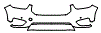 Bumper Kit pattern for the 2019 Volvo XC40