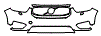 Bumper Kit pattern for the 2021 Volvo XC40 Recharge