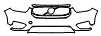 Bumper Kit pattern for the 2021 Volvo XC40 Recharge