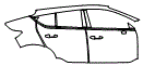 Rear Fender and Door Kit pattern for the 2026 Volvo EC40