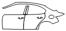 Rear Fender and Door Kit pattern for the 2026 Alfa Romeo Giulia